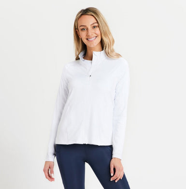 Women's Summer Essential Jacket with advanced fabric technology helps keep you dry, fresh, and comfortable