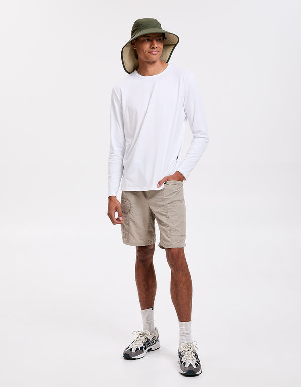 Khaki / Beige Underbrim