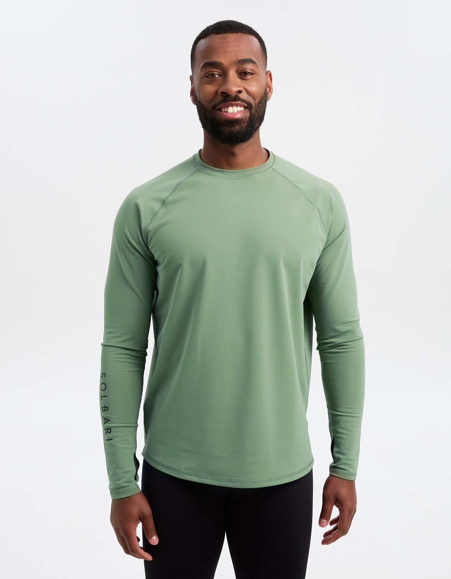 Long Sleeve Rash Guard UPF50+ Aqua Sport Collection - S / OASIS GREEN