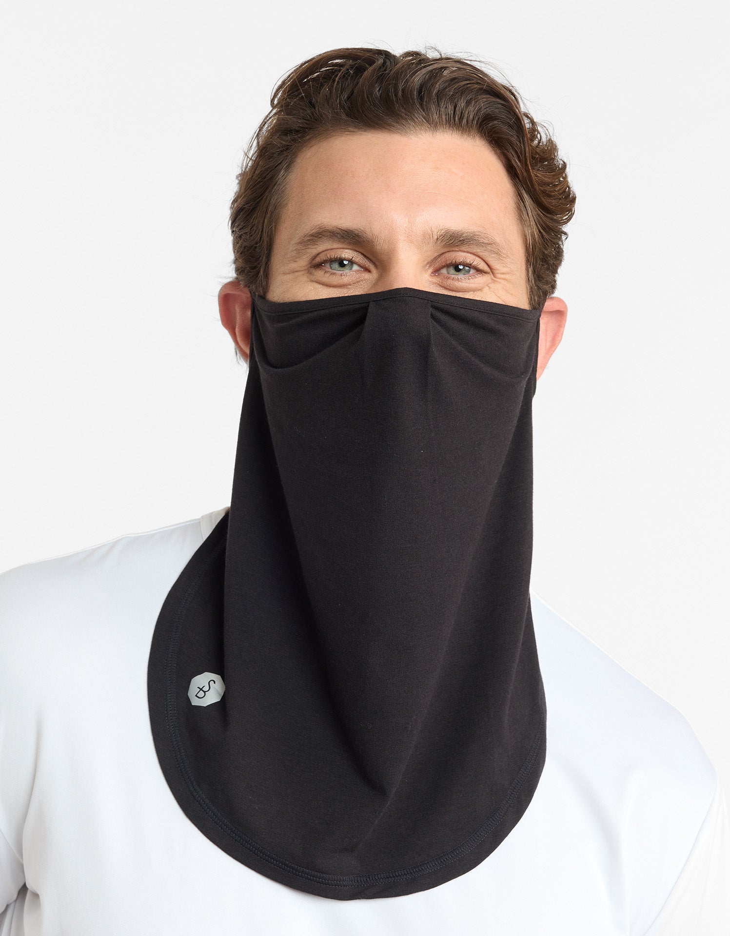 Men's UPF 50+ Sun Protective Face Mask UV Shield Solbari