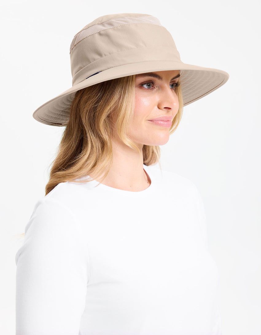 Everyday Broad Brim Sun Hat With Pocket for Women | UPF50+ Certified