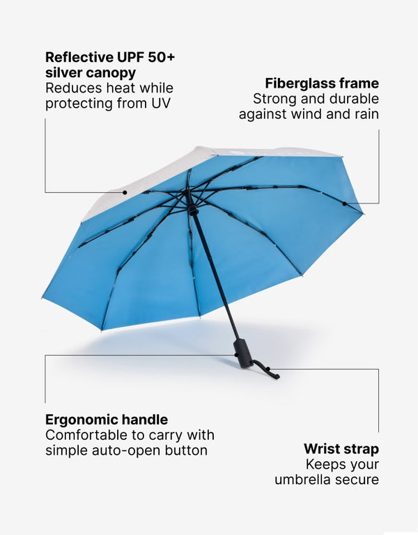 Silver / Sky Blue,46" Arc | 46" Arc