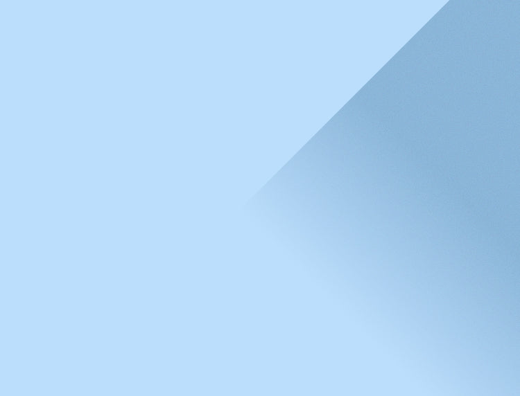 A two tone blue rectangle