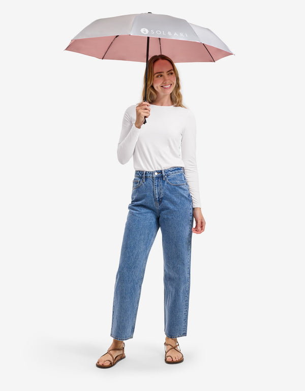 Silver / Light Pink,42" Arc