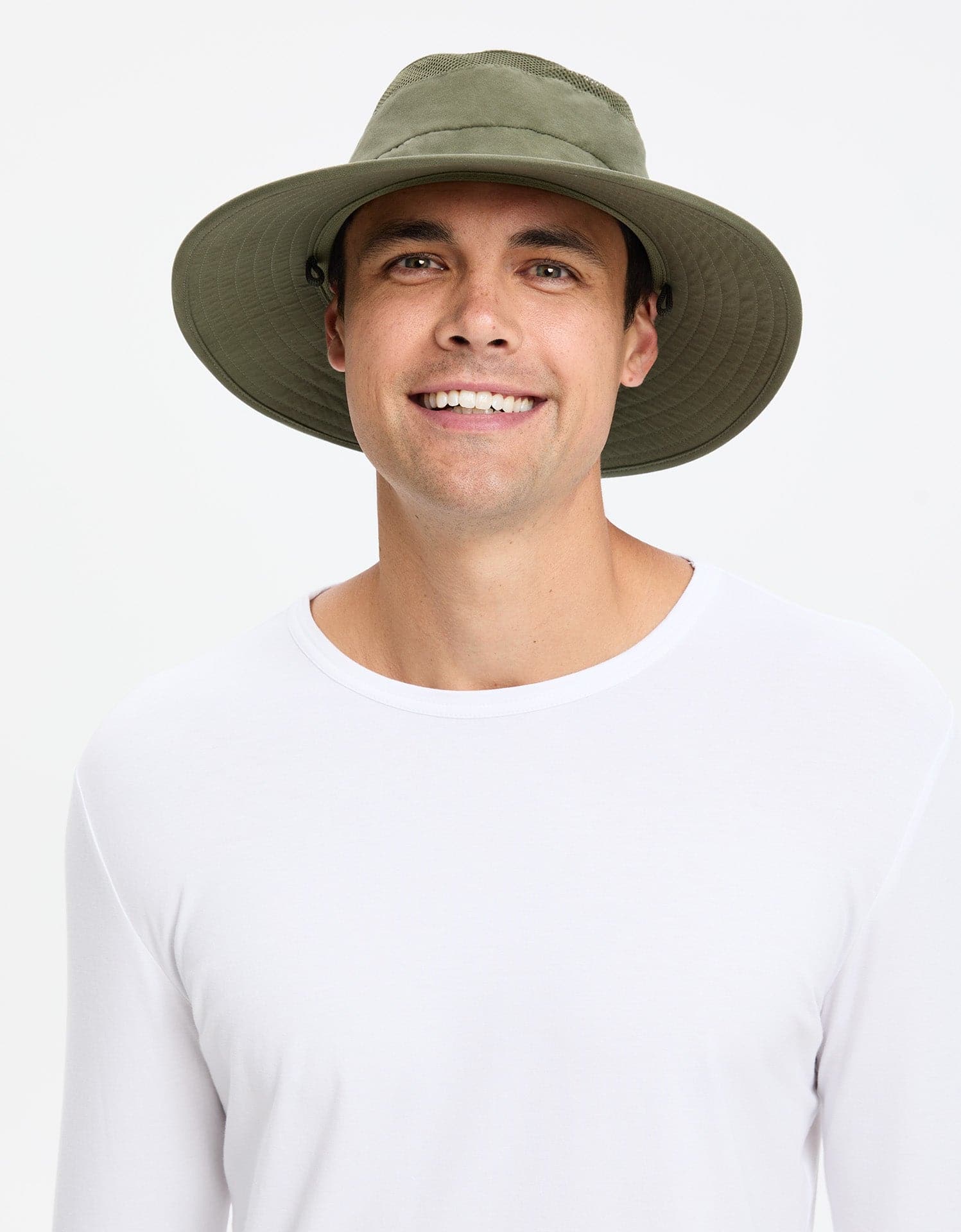 Everyday Broad Brim Sun Hat With Pocket UPF50+ - S / KHAKI