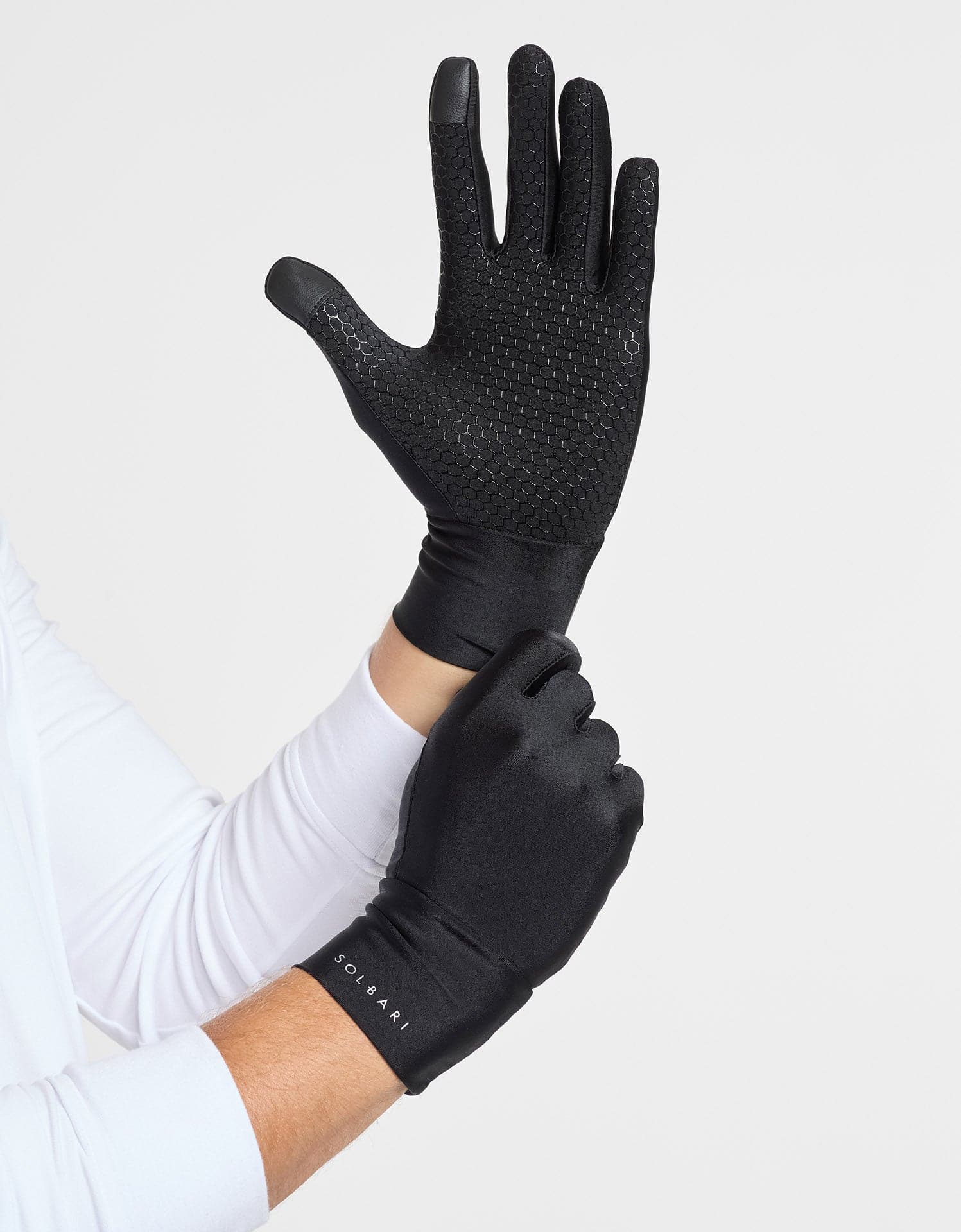 Driving Gloves UPF50+ Sun Protection - S / BLACK