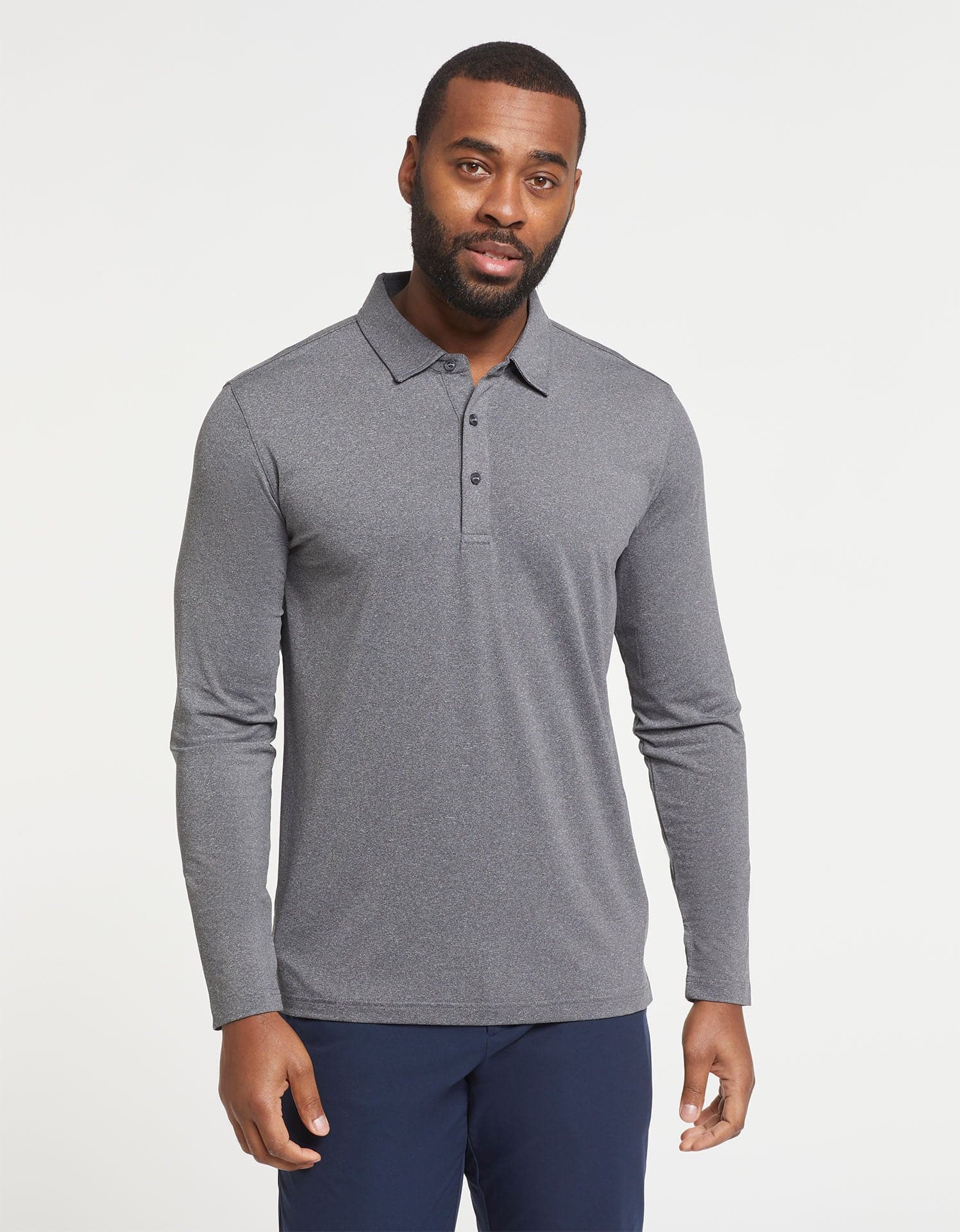 Men's Long Sleeve Polo Shirts