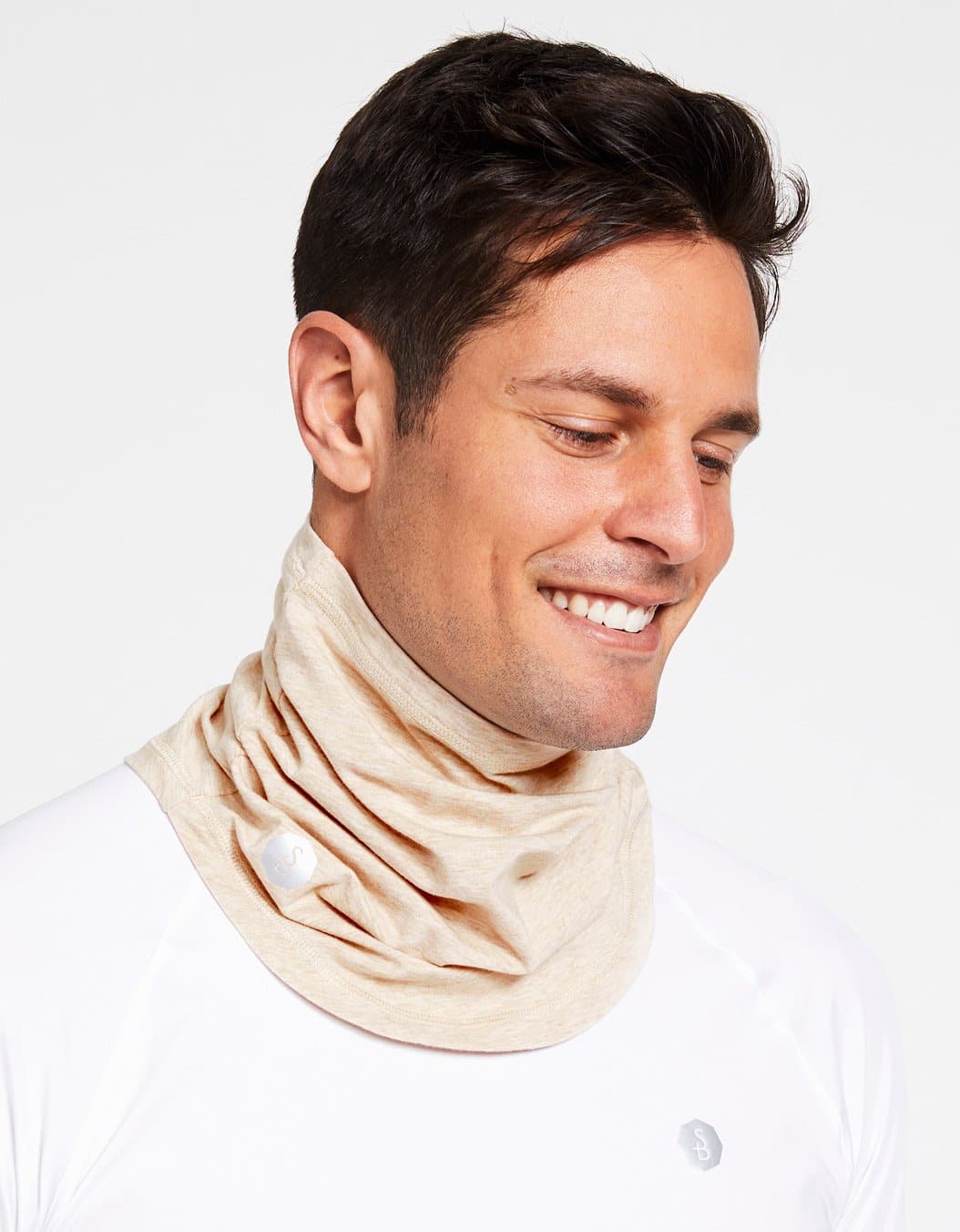 Curved Face & Neck Gaiter UPF50+ Sensitive Collection - S/M / OATMEAL