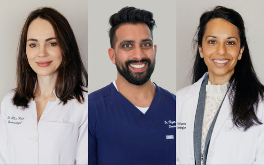 Three dermatologist photographs