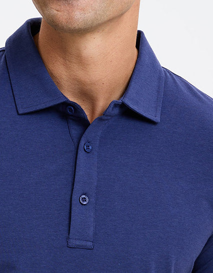 Sun Protective Long Sleeve Polo Shirt For Men UPF 50+ | UV Protection