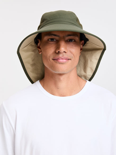 Shop Men's Sun Hats with Rear Flap for Neck Protection Online – Solbari