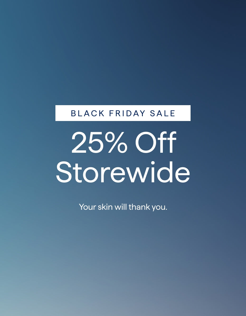 Black Friday sale banner with a blue background.