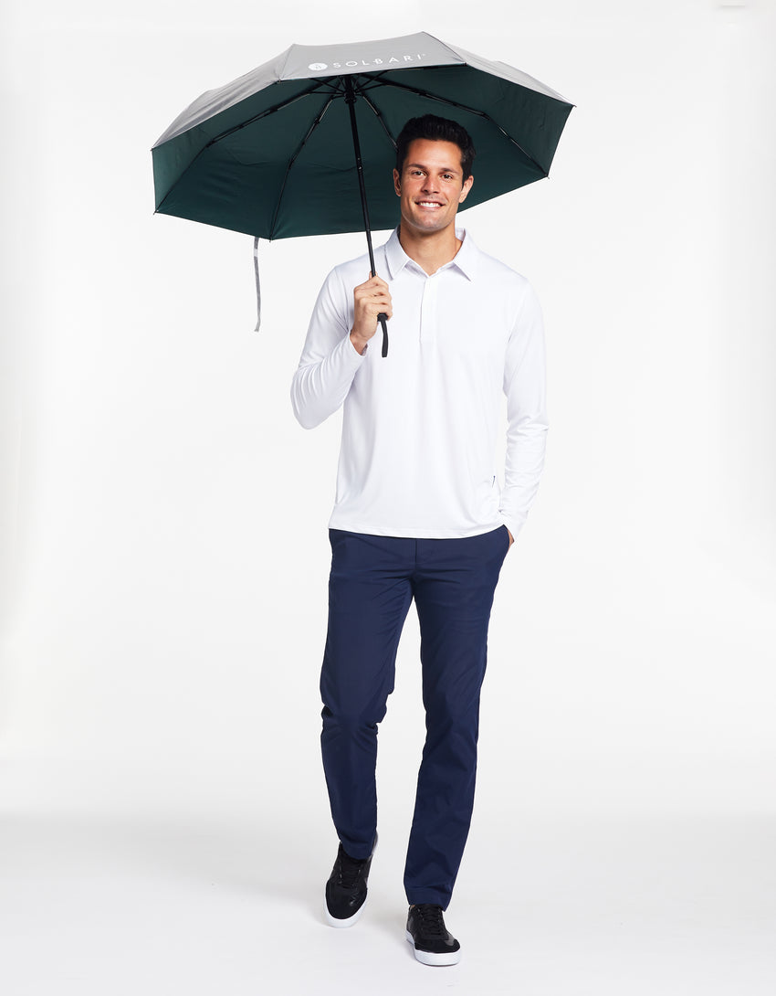 Sun Protective Compact Umbrella UPF 50+ for Men | Handheld Sun Umbrella