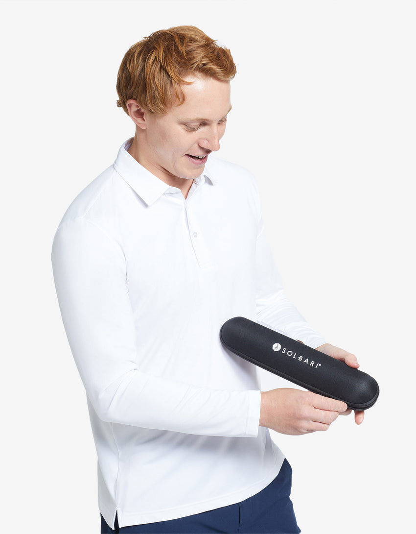 Sun Protective Compact Umbrella UPF 50+ for Men | Handheld Sun Umbrella