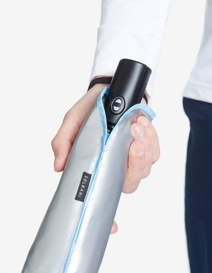 Sun Protective Compact Umbrella UPF 50+ for Men | Handheld Sun Umbrella