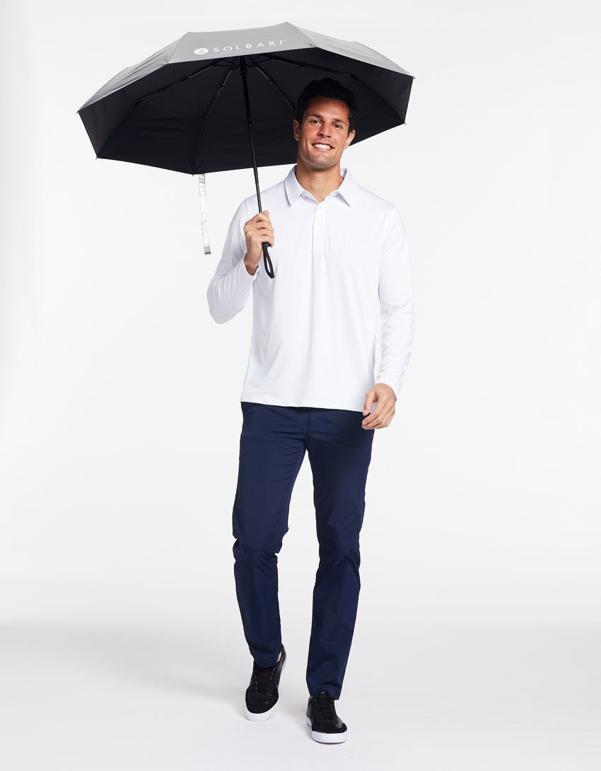 Sun Protective Compact Umbrella UPF 50+ for Men | Handheld Sun Umbrella