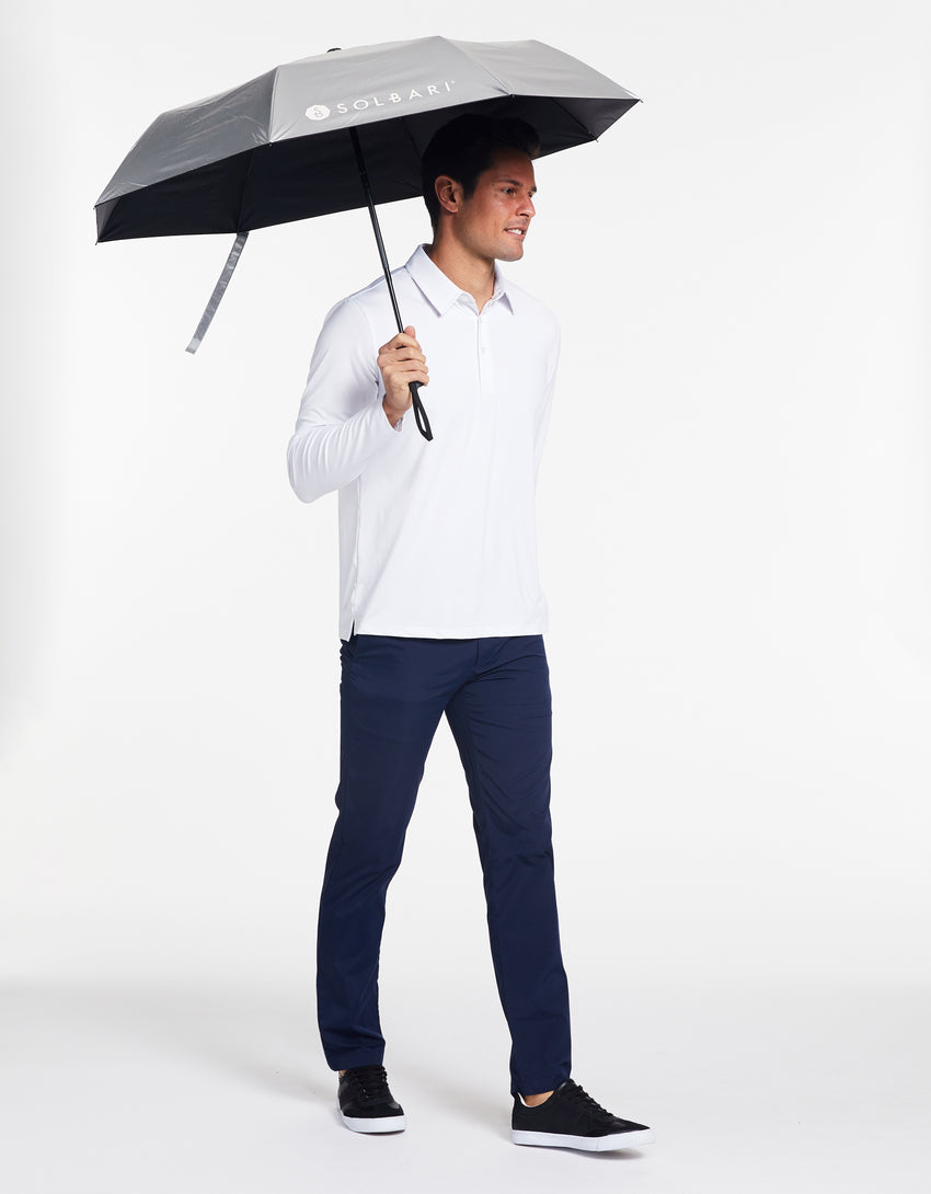Sun Protective Compact Umbrella UPF 50+ for Men | Handheld Sun Umbrella