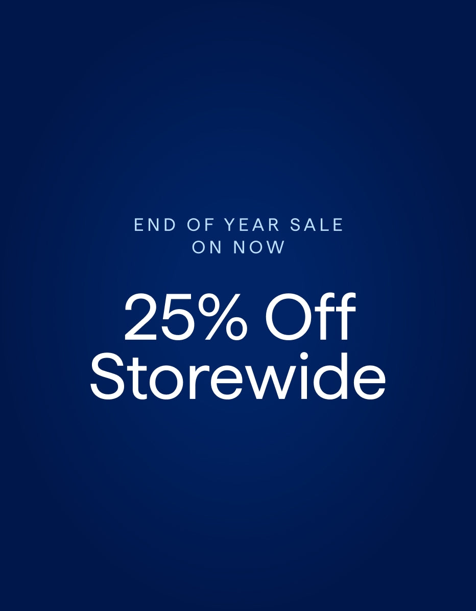 Promotional banner talking about  25% off store wide