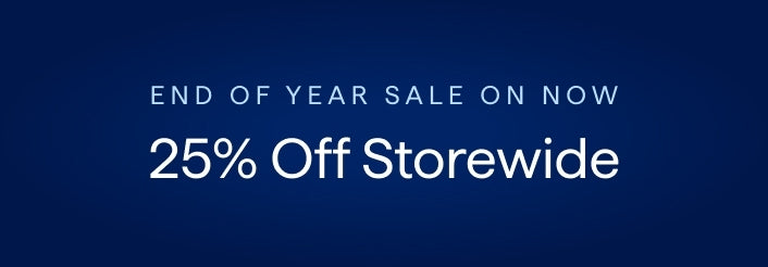 A promotional banner talking about  25% off store wide