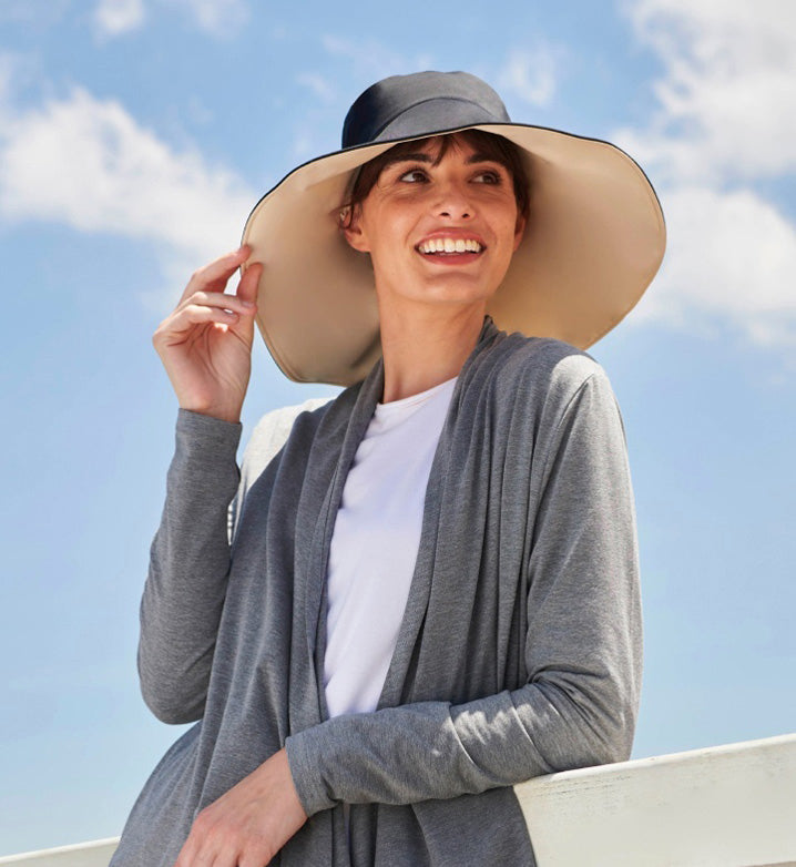 Women wearing UPF 50+ Sun Hat