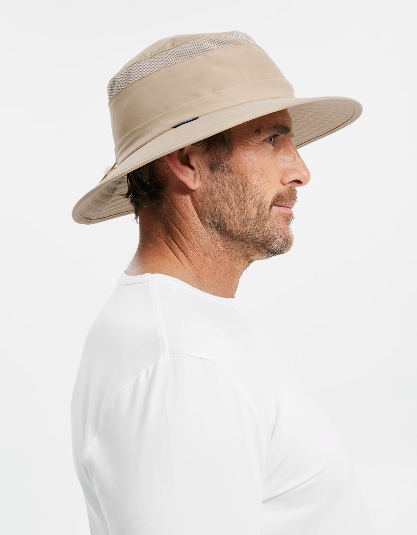 Everyday Broad Brim Sun Hat With Pockets for Men | UPF 50+ Sun Hat