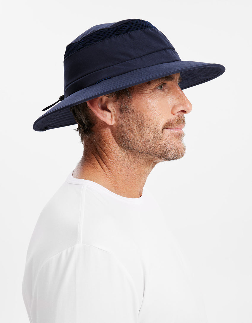 Everyday Broad Brim Sun Hat With Pockets for Men | UPF 50+ Sun Hat