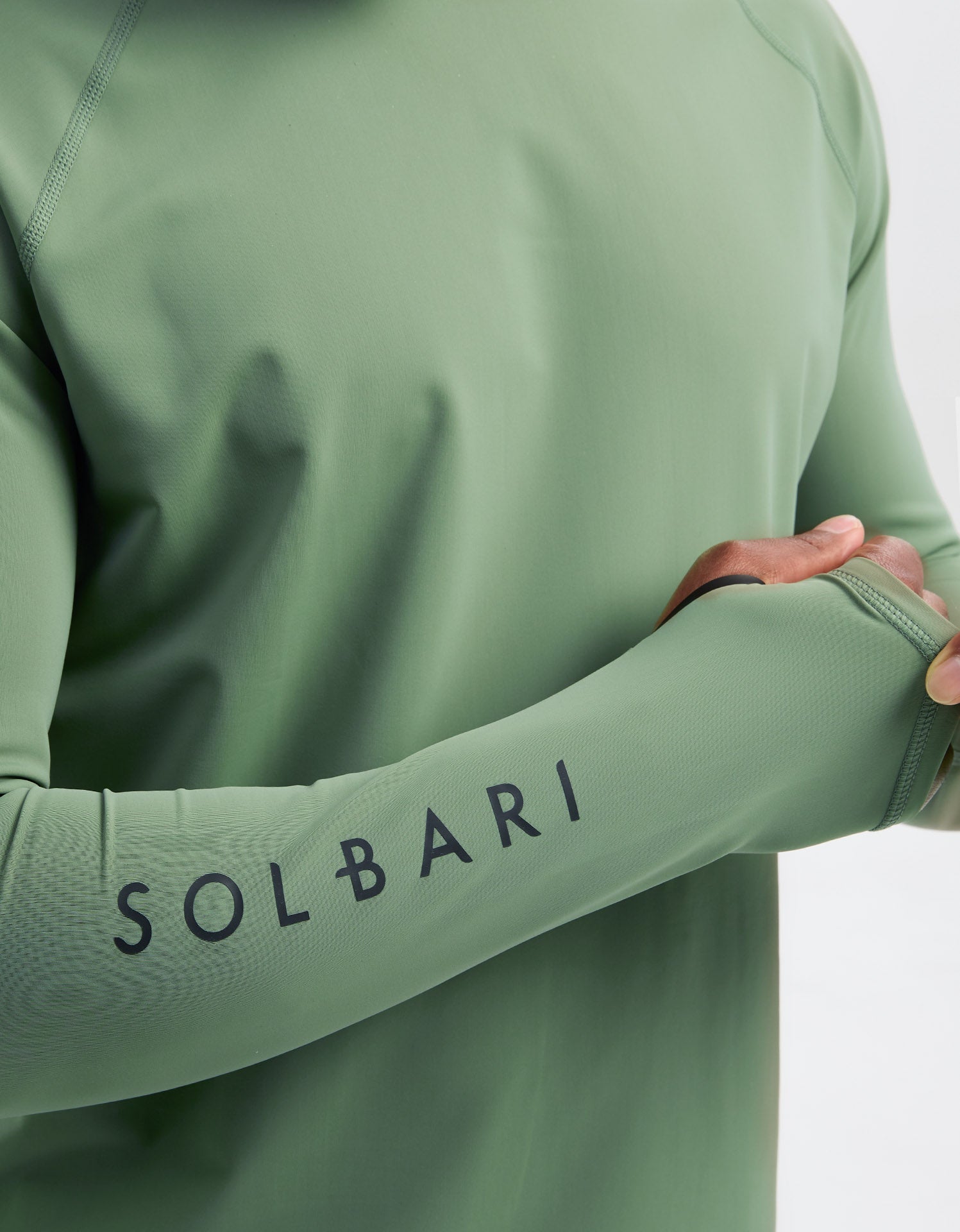 Solbari UPF 50+ Men's Sun Protection Long Sleeve Rashguard Aqua Sport Collection - UV Protection, Sun Protective