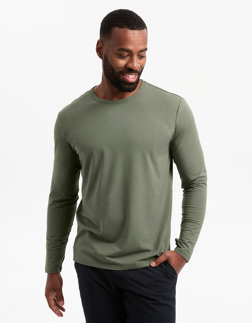 Sun Protective Long Sleeve T-Shirt For Men | UPF 50+ Sun Protection