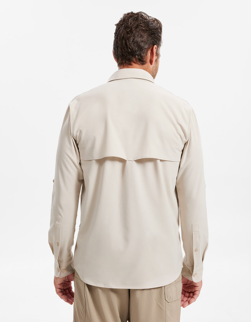 Hiking Shirt Men UPF 50+ Dry Lite | Men's Sun Protective Shirt | Solbari US