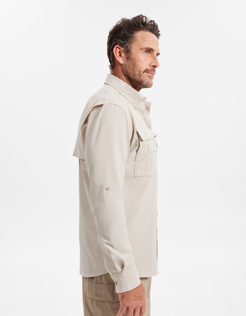 Hiking Shirt Men UPF 50+ Dry Lite | Men's Sun Protective Shirt | Solbari US