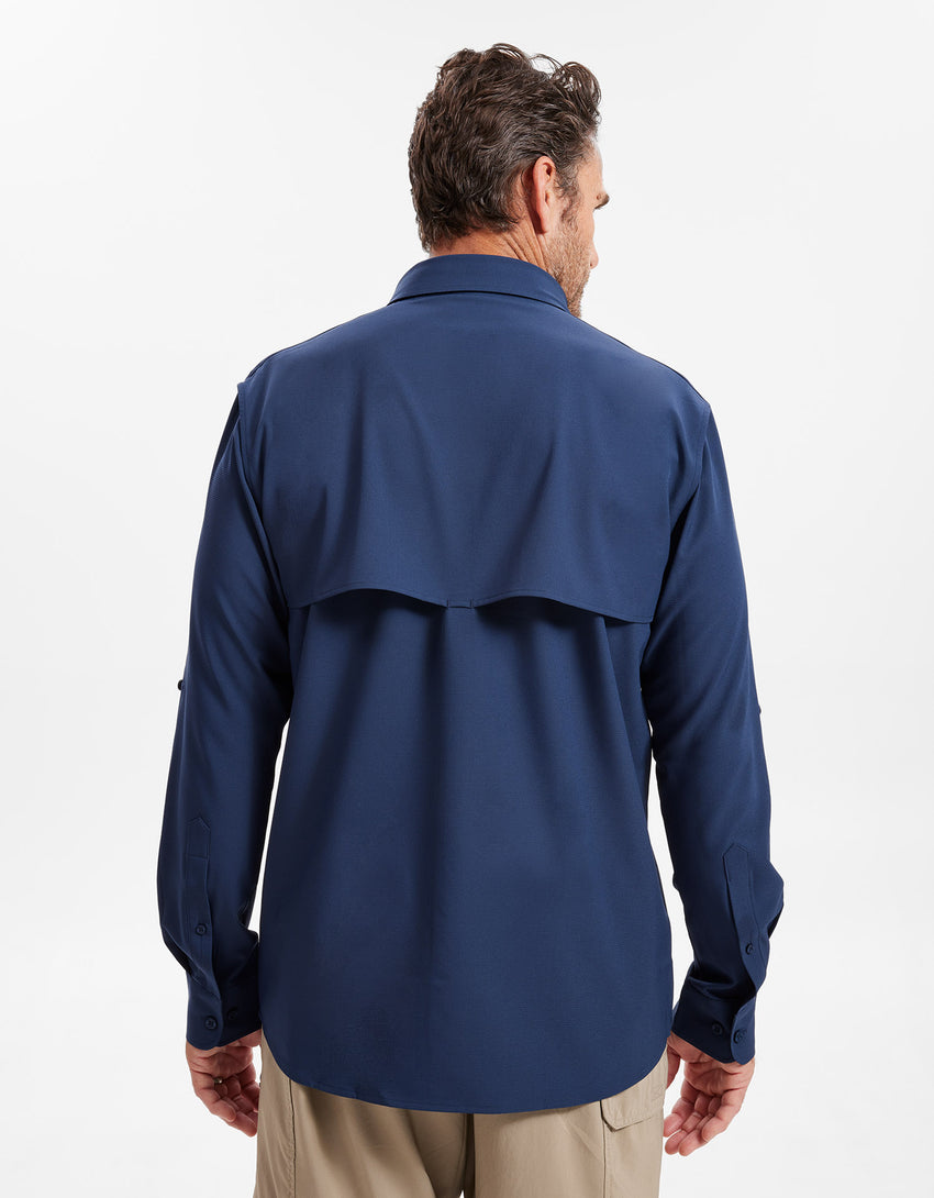 Hiking Shirt Men UPF 50+ Dry Lite | Men's Sun Protective Shirt | Solbari US