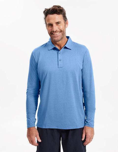 Long Sleeve Polo Shirt UPF 50+