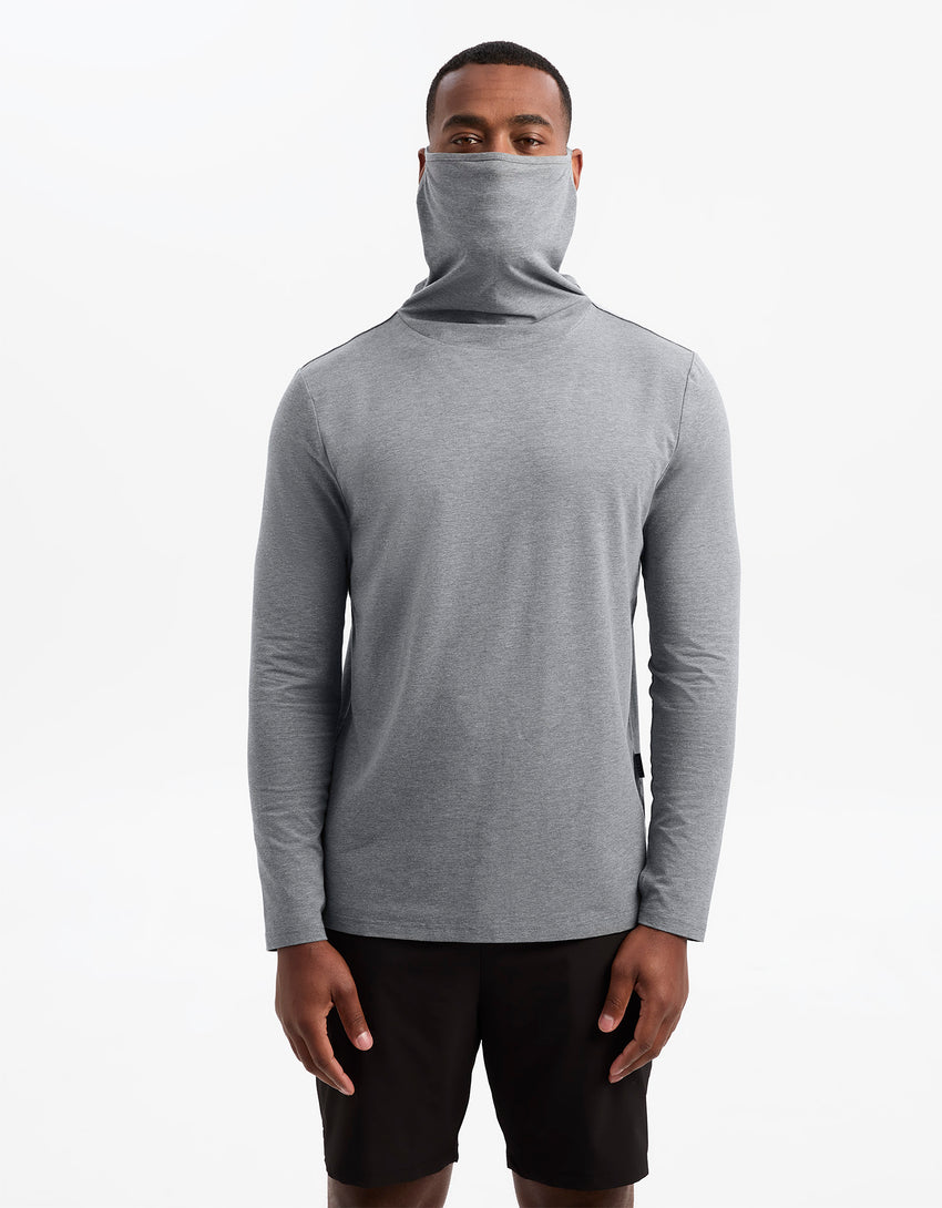 Ultimate Long Sleeve High Neck T-shirt UPF50+ | Mens Long Sleeve T-shirt | Solbari US