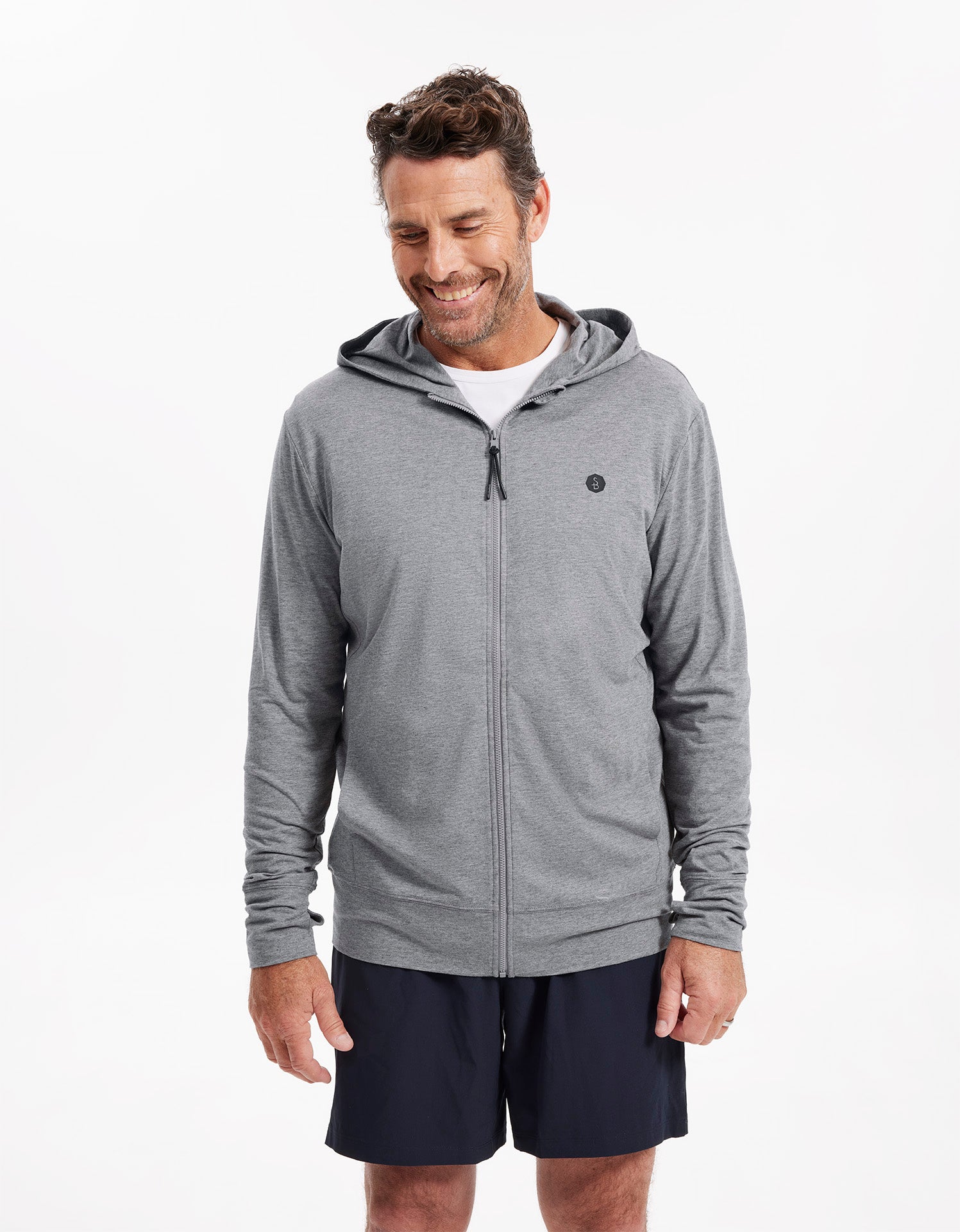 UPF 50+ Summer Essential Hooded Zip Top Sensitive Collection