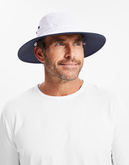 Waterproof Sun UPF 50+ Bucket Hat UV Protection Packable Brimmed Boonie for  Women Men Summer Lightweight Hiking Outdoor Cap Black One Size