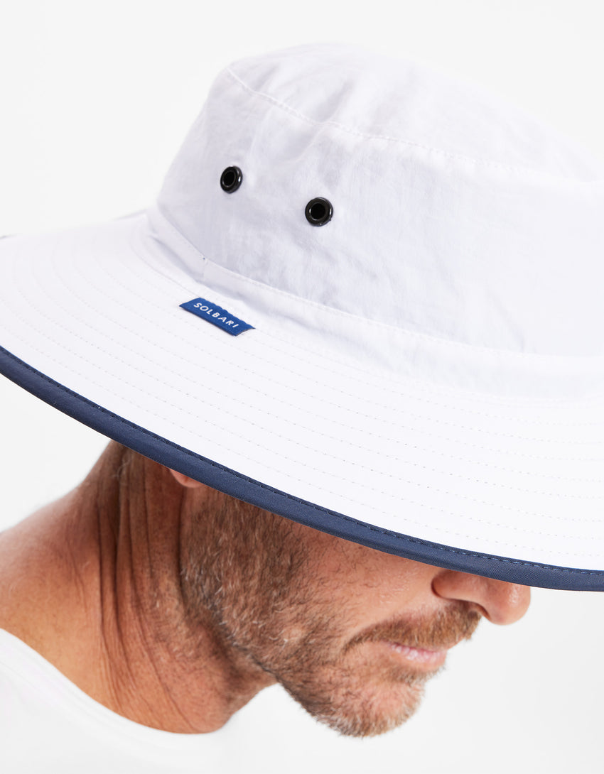 Men's UPF 50+ Sun Protective Broad Brim Sun Hat | UV Protection Hat ...