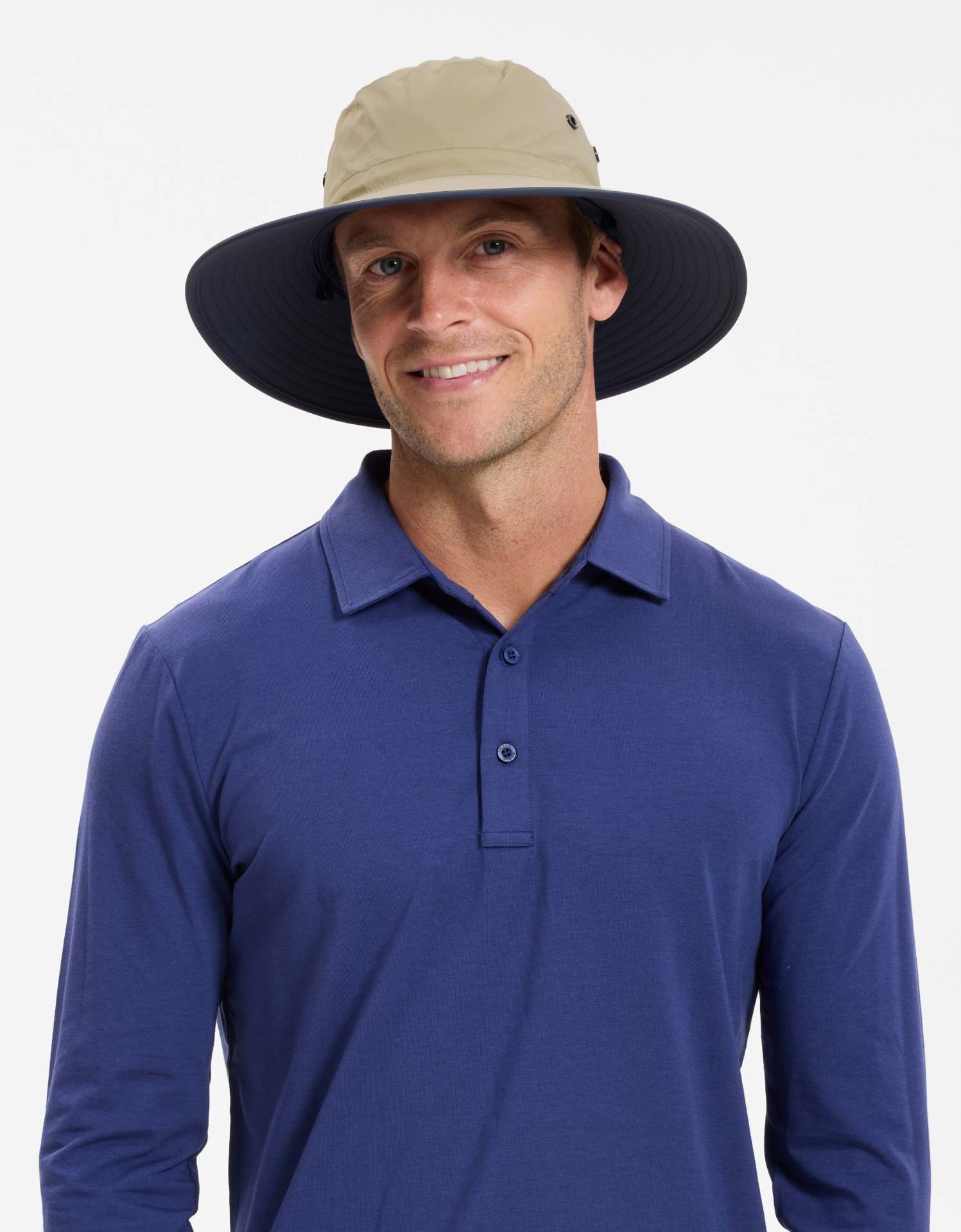 Beige / Navy
