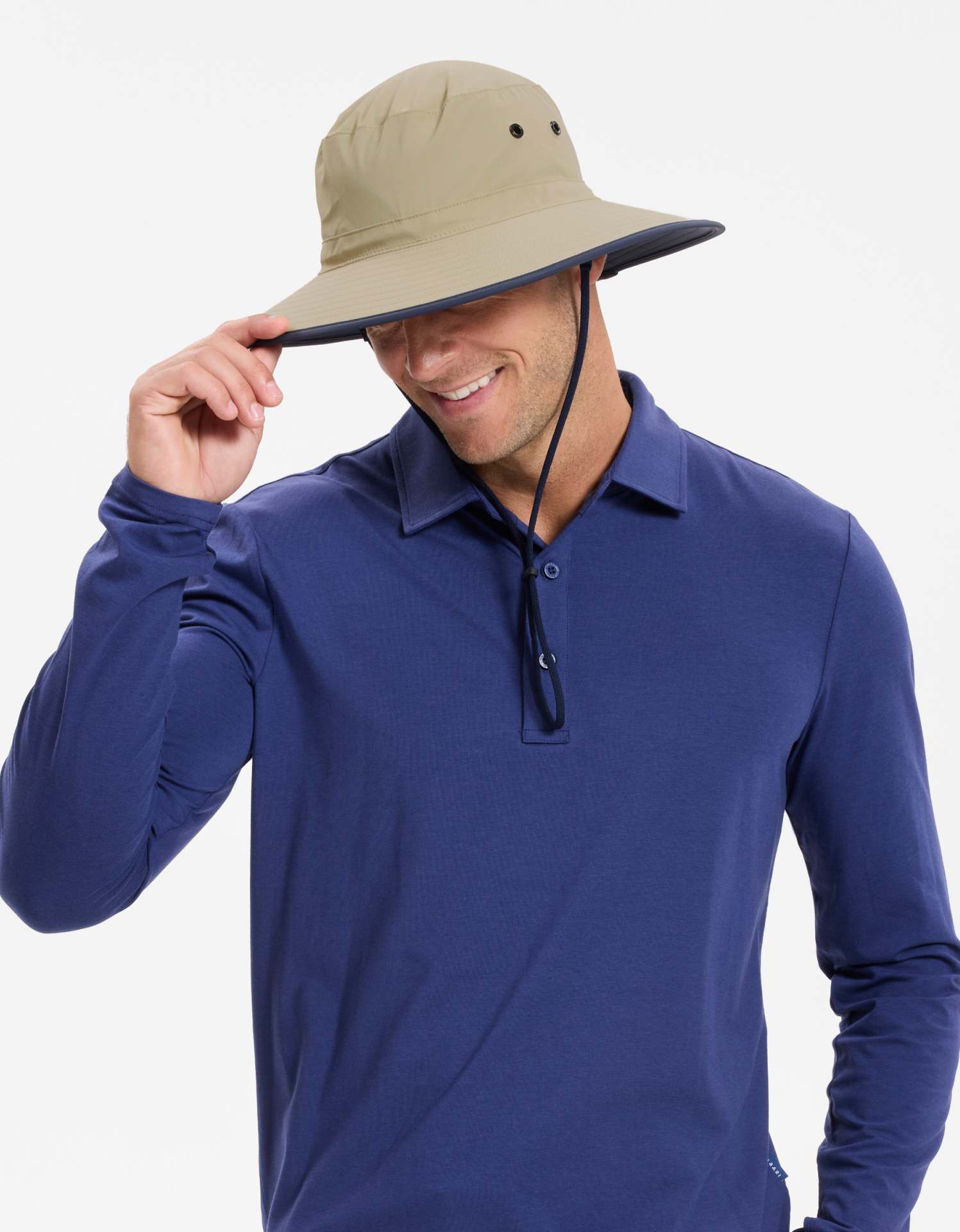 Beige / Navy