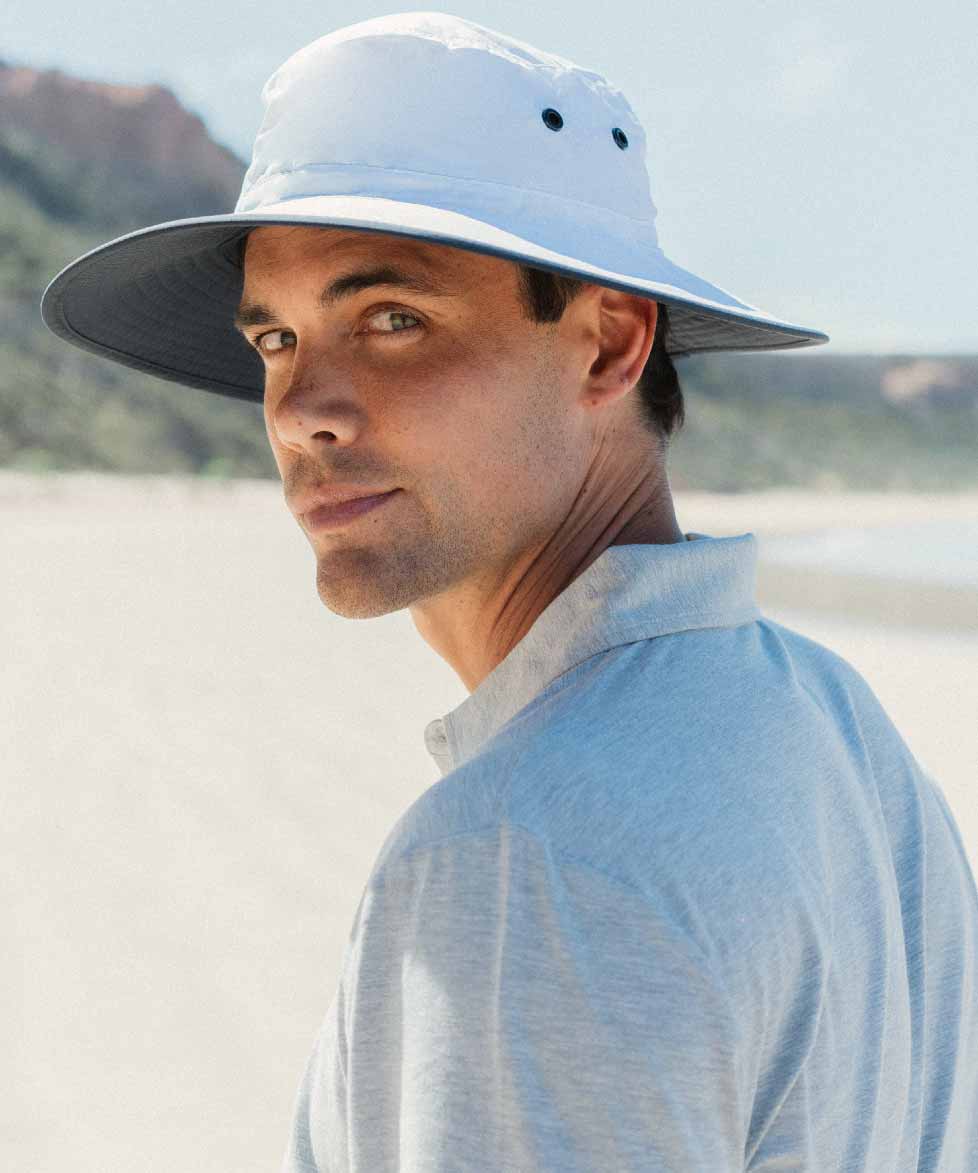 Buy UPF 50+ Golf Sun Hats for Men with Maximum UV Protection – Solbari