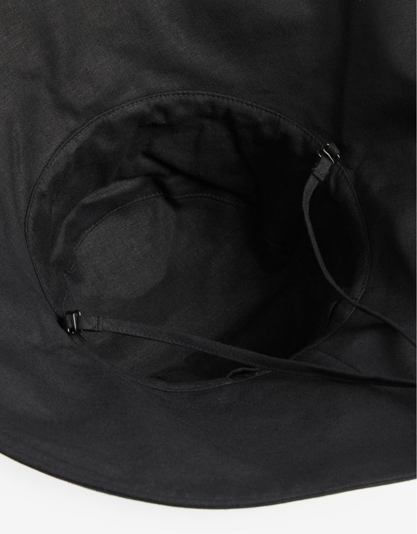 SBCSCTNLINEN-O/S-BLACK