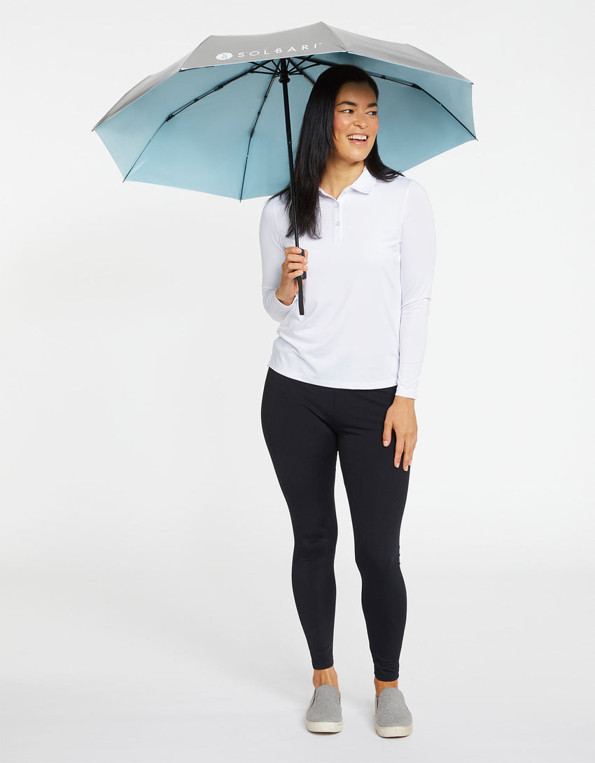 Women's Sun Protective Compact Umbrella UPF 50+ | Solbari USA