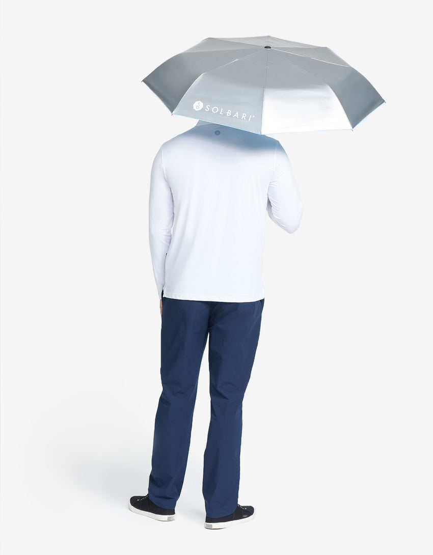 Sun Protective Compact Umbrella UPF 50+ for Men | Handheld Sun Umbrella