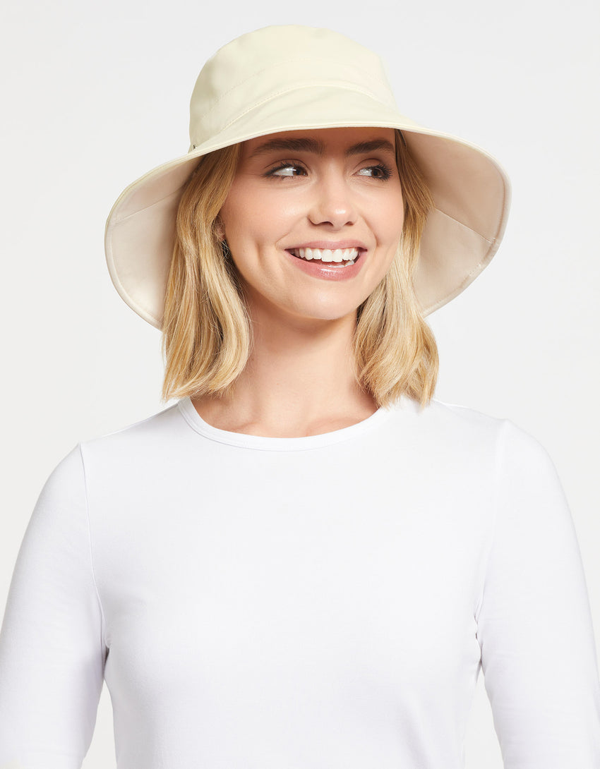 Wide Brim Beach Hat, Women's UV Protection Sun Hat UPF50+ | Solbari