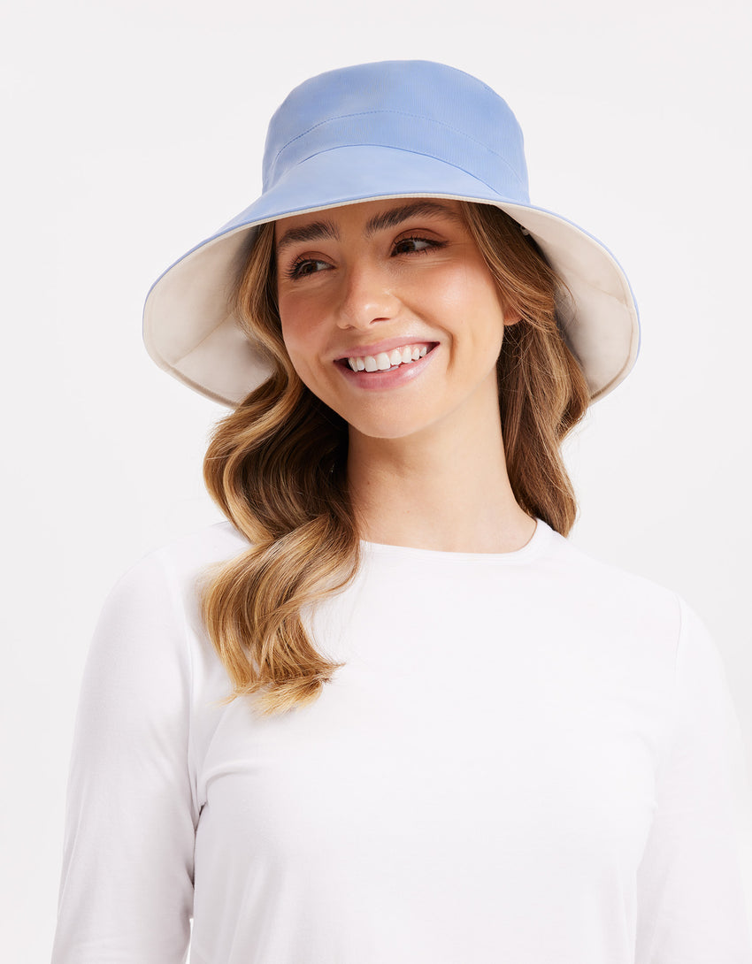 Wide Brim Beach Hat, Women's UV Protection Sun Hat UPF50+ | Solbari