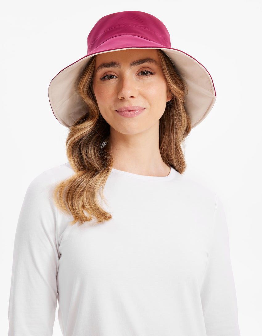 Wide Brim Beach Hat, Women's UV Protection Sun Hat UPF50+ Solbari