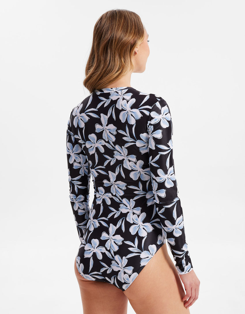 Long Sleeve Swimsuit UPF50+ | UV Protective Swimwear for Women