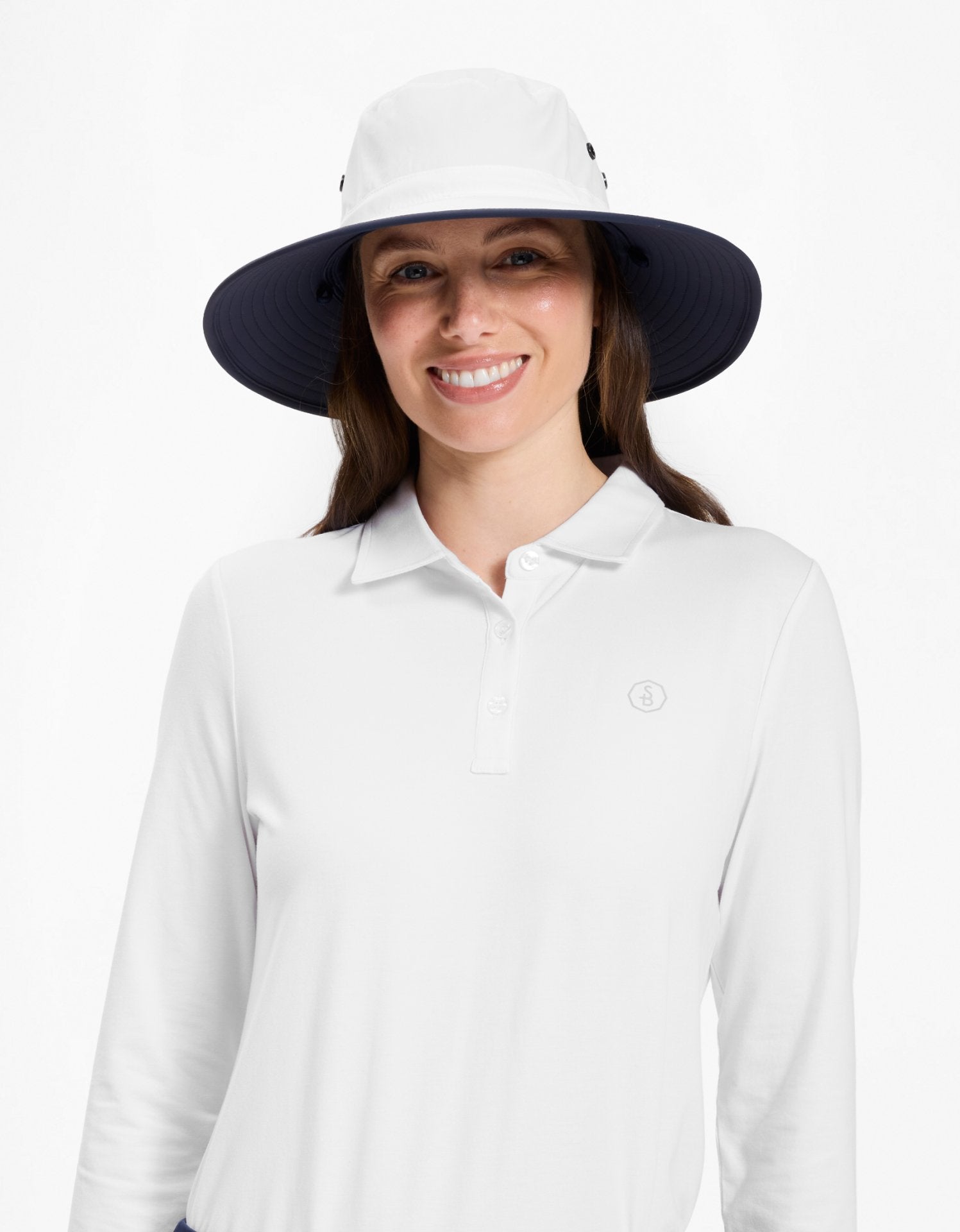 White / Navy