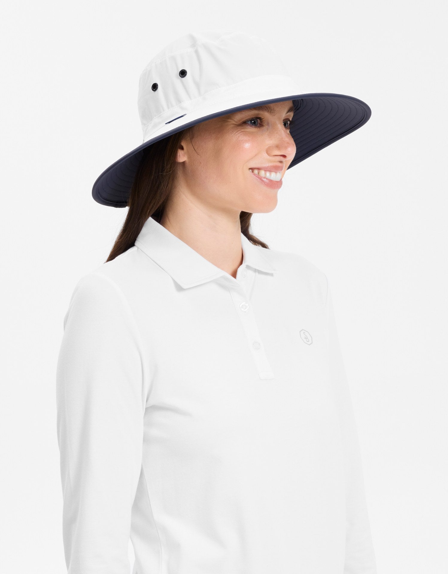 White / Navy