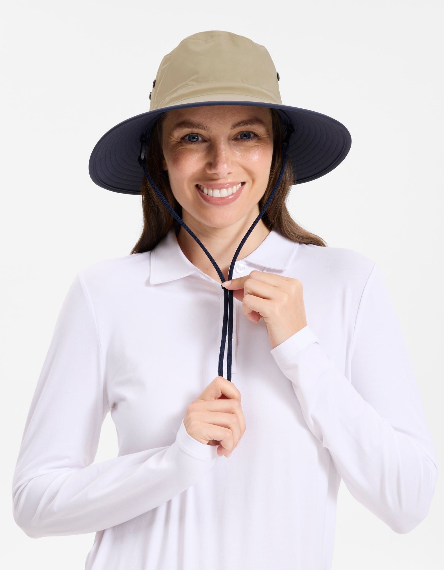 Beige / Navy