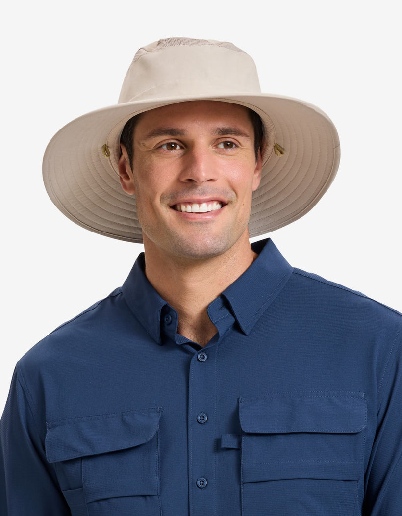 Everyday Broad Brim Sun Hat With Pocket UPF 50+